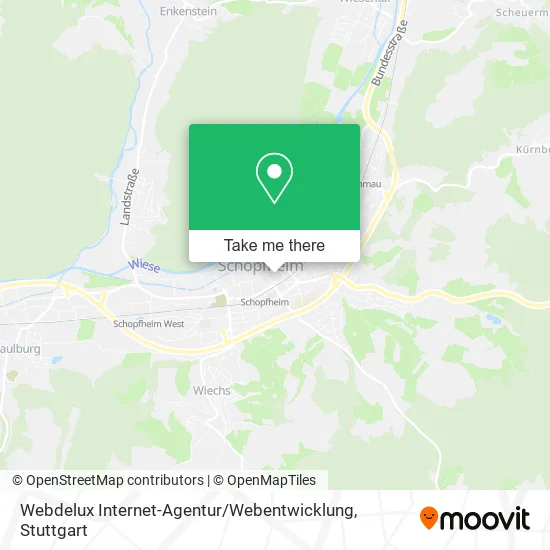 Карта Webdelux Internet-Agentur / Webentwicklung