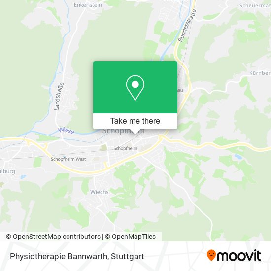 Physiotherapie Bannwarth map