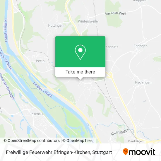 Карта Freiwillige Feuerwehr Efringen-Kirchen