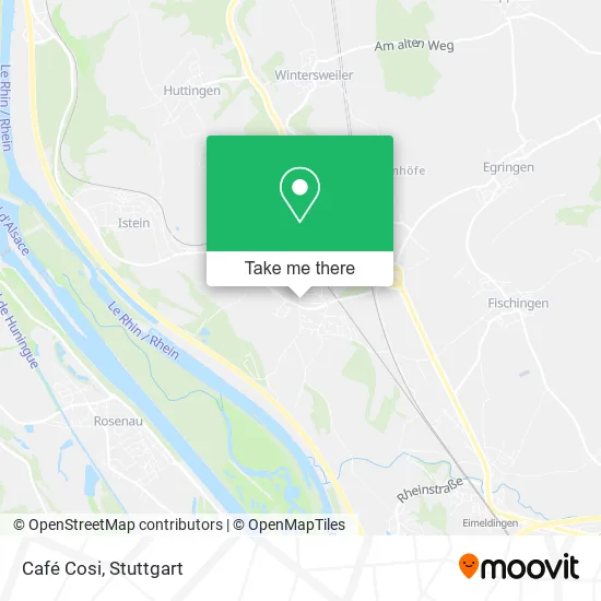 Карта Café Cosi