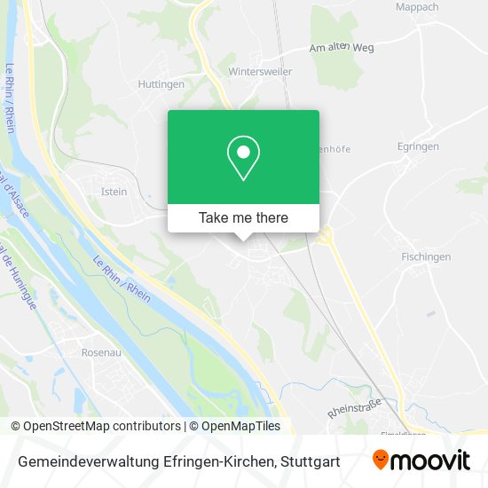 Gemeindeverwaltung Efringen-Kirchen map