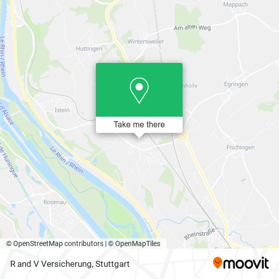 R and V Versicherung map