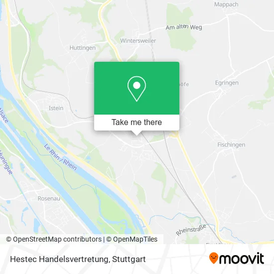 Карта Hestec Handelsvertretung