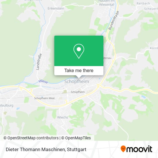 Dieter Thomann Maschinen map