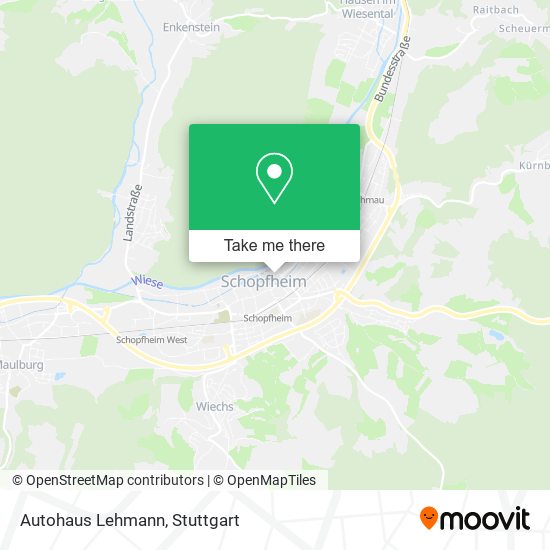 Autohaus Lehmann map