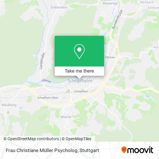 Frau Christiane Müller Psycholog map