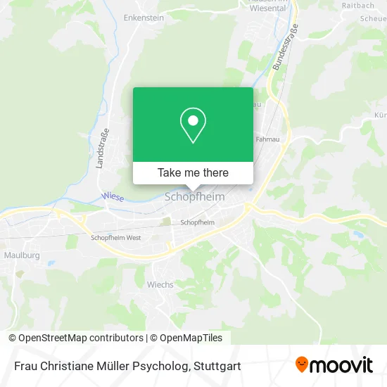 Карта Frau Christiane Müller Psycholog