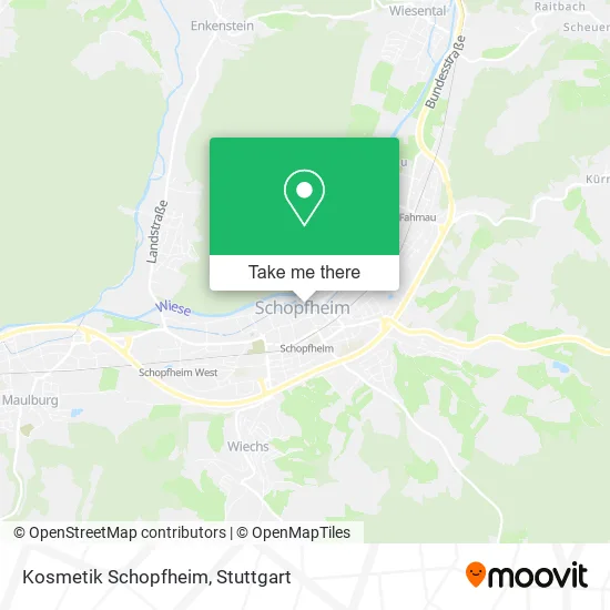 Карта Kosmetik Schopfheim