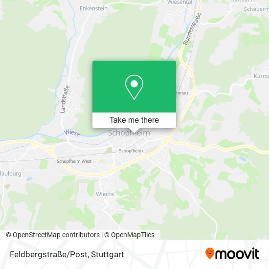 Feldbergstraße/Post map