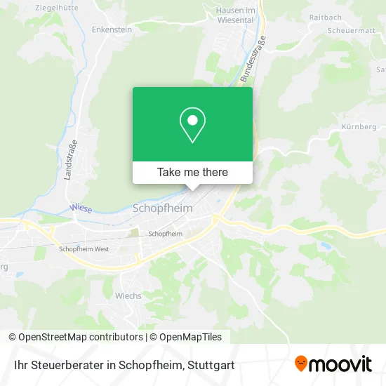 Карта Ihr Steuerberater in Schopfheim