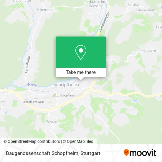 Карта Baugenossenschaft Schopfheim