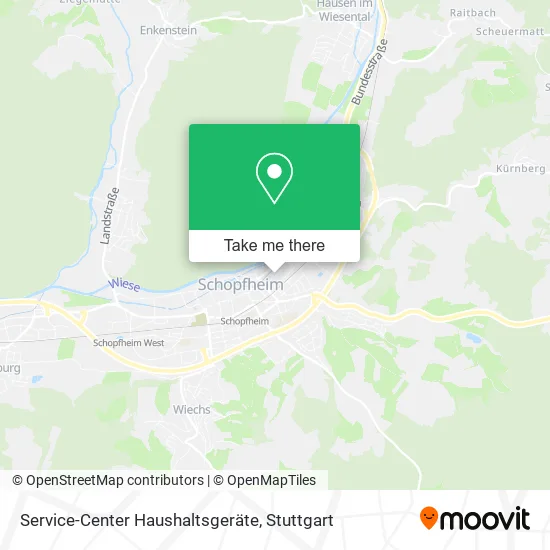 Карта Service-Center Haushaltsgeräte