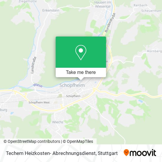 Techem Heizkosten- Abrechnungsdienst map
