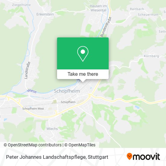 Peter Johannes Landschaftspflege map