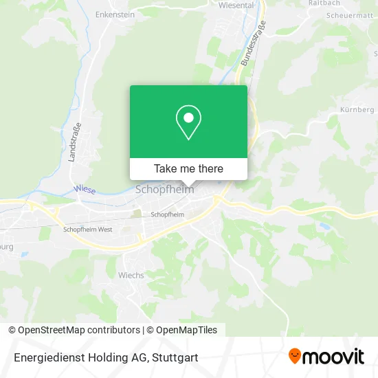 Карта Energiedienst Holding AG