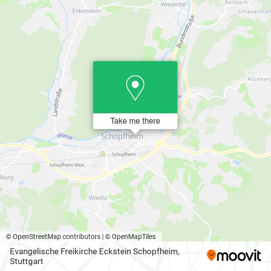 Evangelische Freikirche Eckstein Schopfheim map