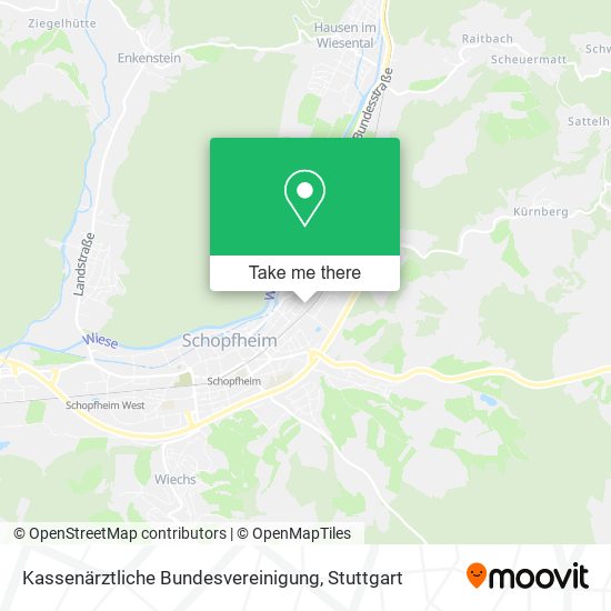 Kassenärztliche Bundesvereinigung map