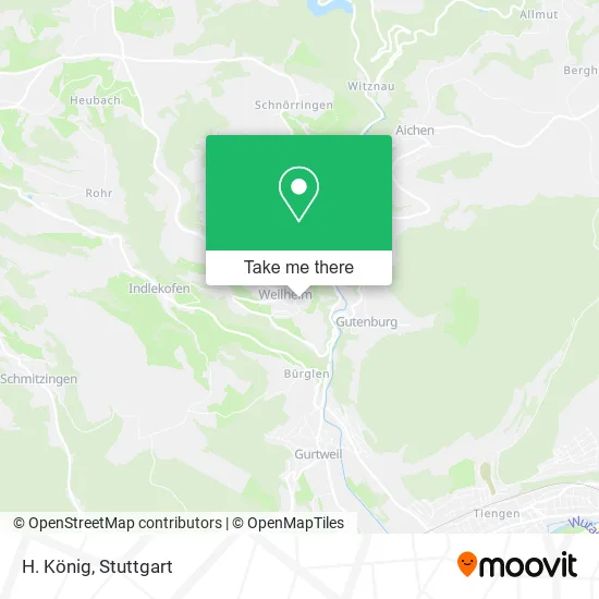 Карта H. König