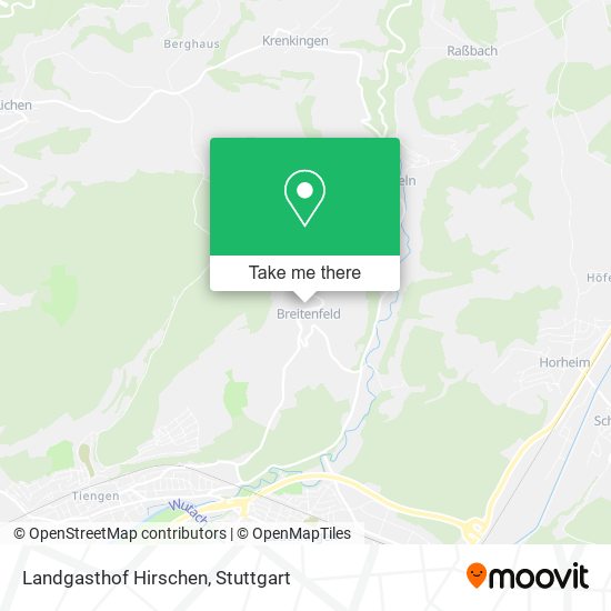 Landgasthof Hirschen map