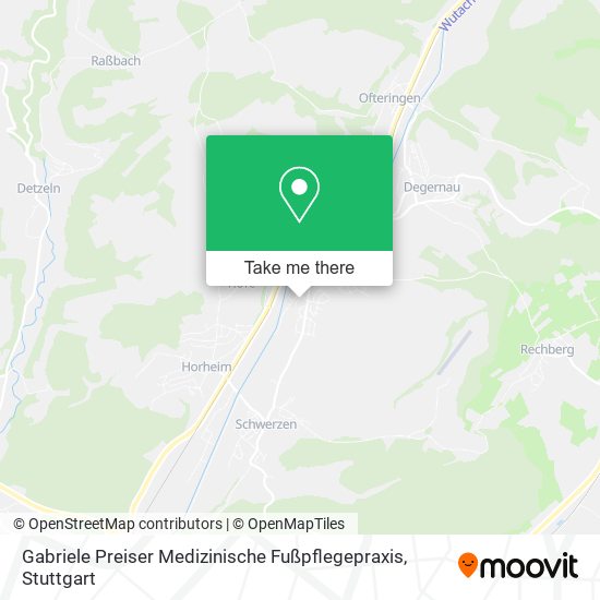 Gabriele Preiser Medizinische Fußpflegepraxis map