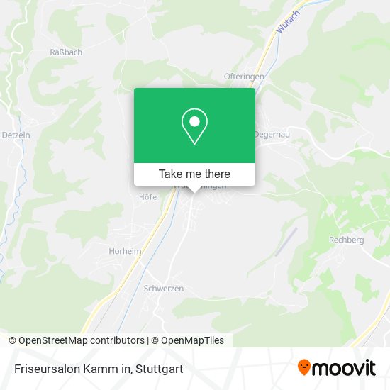 Friseursalon Kamm in map