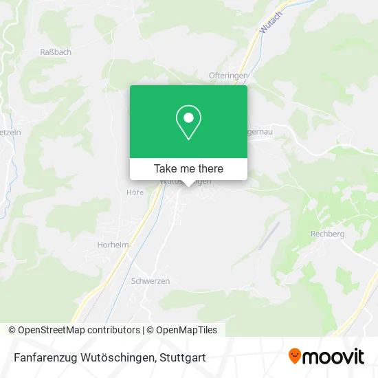 Карта Fanfarenzug Wutöschingen