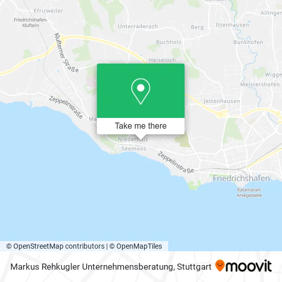 Карта Markus Rehkugler Unternehmensberatung