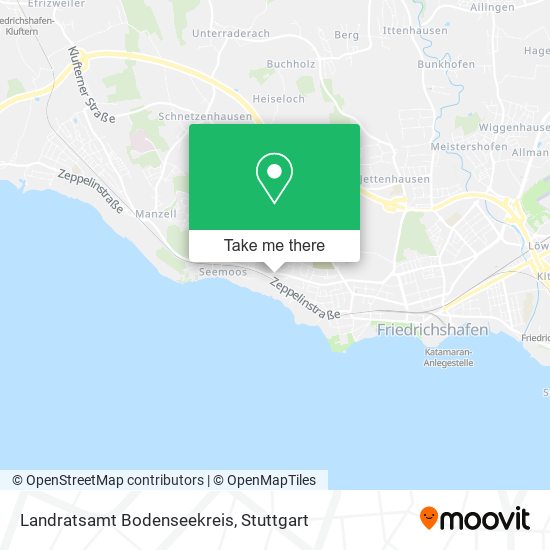 Landratsamt Bodenseekreis map