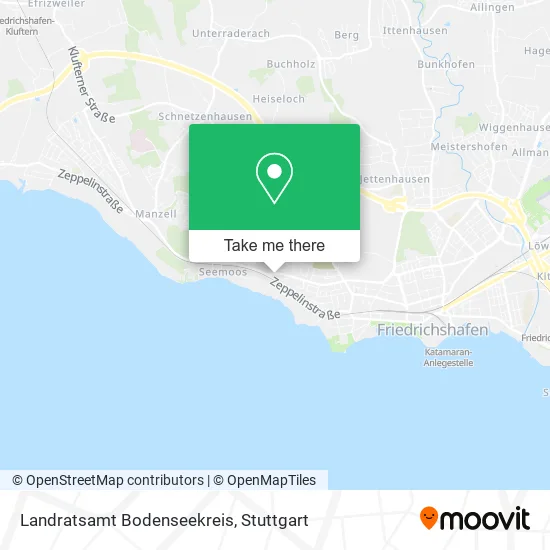 Карта Landratsamt Bodenseekreis