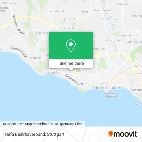 Карта Refa Bezirksverband