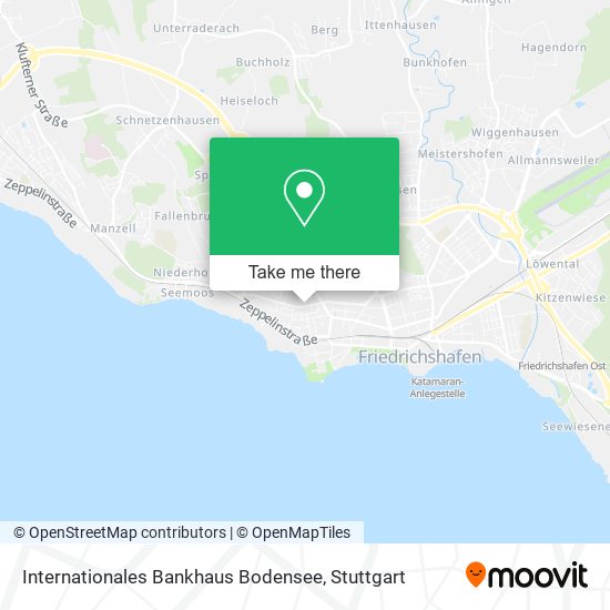 Карта Internationales Bankhaus Bodensee