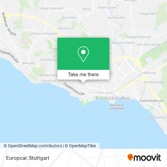 Карта Europcar