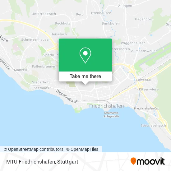 Карта MTU Friedrichshafen