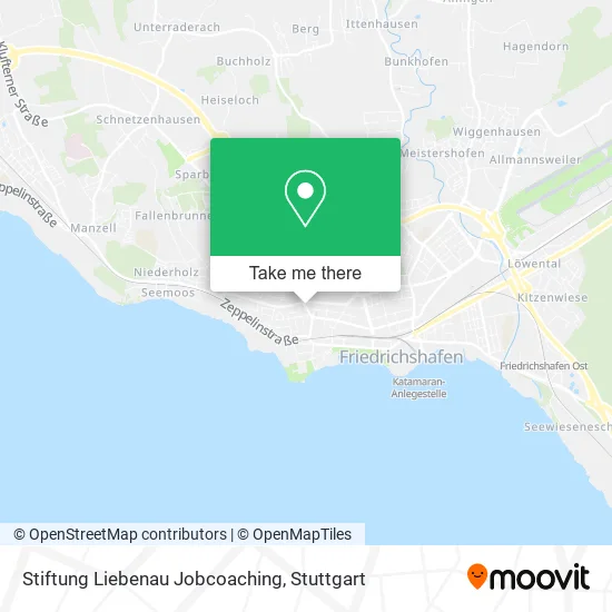 Карта Stiftung Liebenau Jobcoaching