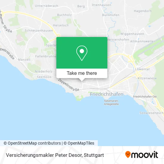 Карта Versicherungsmakler Peter Desor