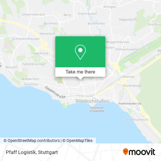 Карта Pfaff Logistik