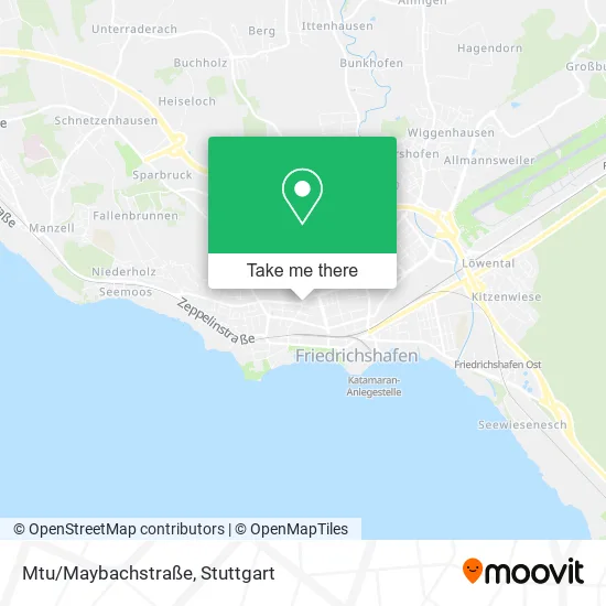 Карта Mtu/Maybachstraße