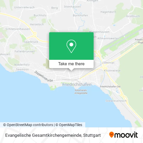 Карта Evangelische Gesamtkirchengemeinde