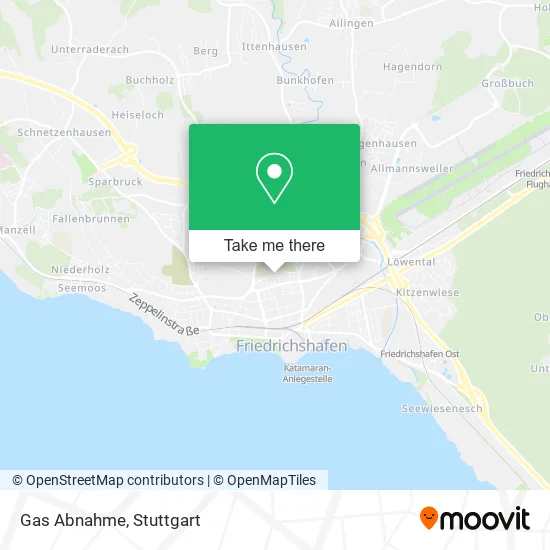 Карта Gas Abnahme