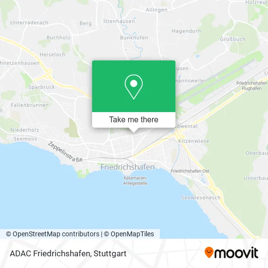 Карта ADAC Friedrichshafen