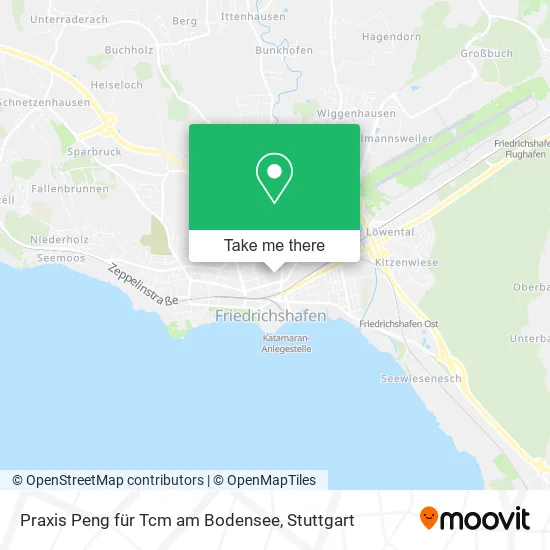 Praxis Peng für Tcm am Bodensee map