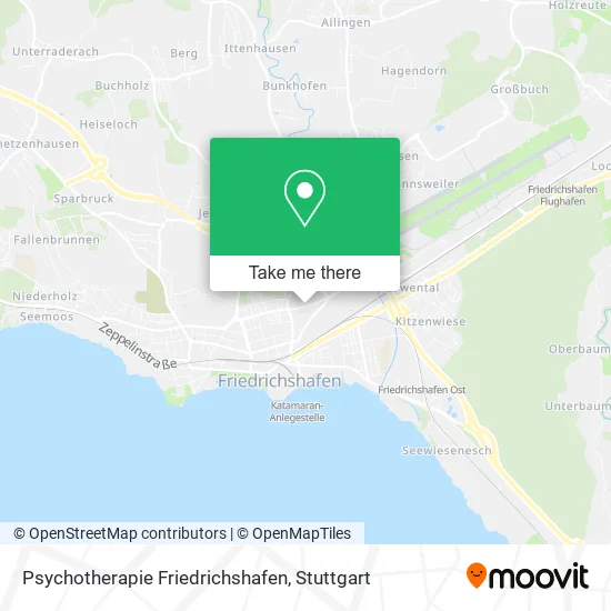 Карта Psychotherapie Friedrichshafen