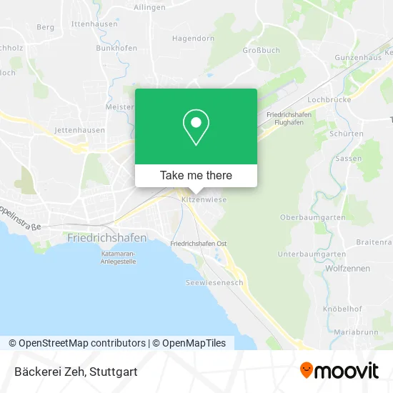 Карта Bäckerei Zeh
