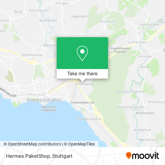 Карта Hermes PaketShop