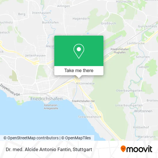 Карта Dr. med. Alcide Antonio Fantin