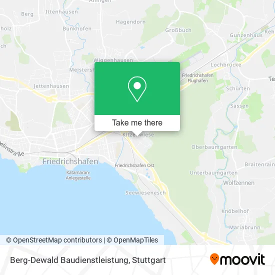 Карта Berg-Dewald Baudienstleistung