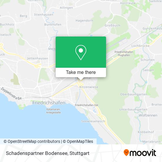 Schadenspartner Bodensee map