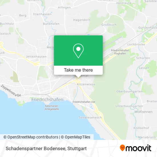 Карта Schadenspartner Bodensee