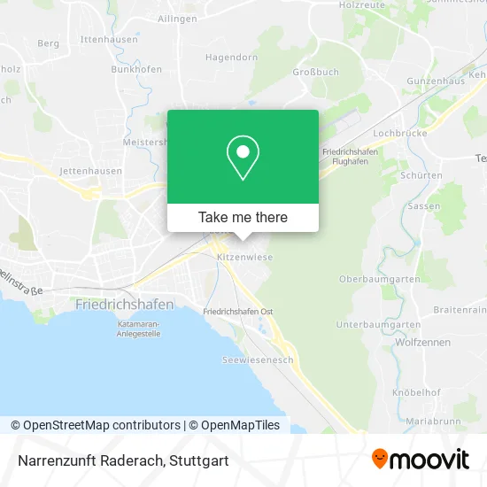 Карта Narrenzunft Raderach