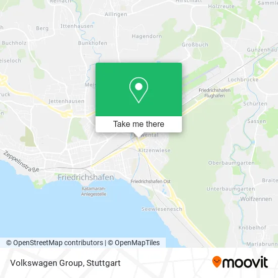 Карта Volkswagen Group